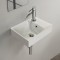 Επικαθήμενος Νιπτήρας Πορσελάνης 40x30cm Cerastyle Sharp 044200-u Λευκό